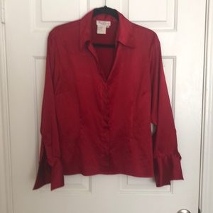 Stretch Satin Blouse